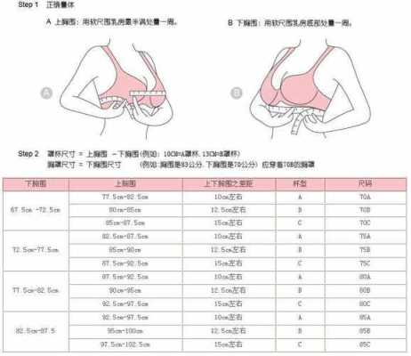 女性胸围罩杯的标准是怎样分类的?具体尺寸是怎么分的,后胸是哪里?-图2