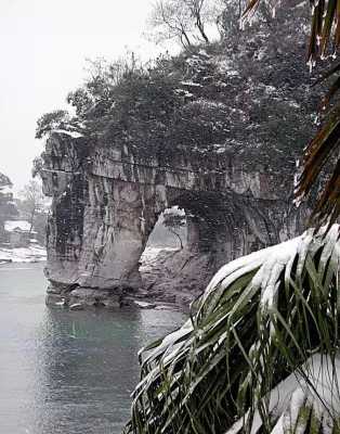 活久见，桂林也下雪了。桂林有哪些欣赏雪景的好地方,桂林有没有下过雪-图3