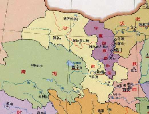 1958年，甘肃省东北部的银川市，为何被划分到宁夏自治区,宁夏在哪个地方-图1