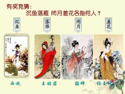 为什么古代四大美女叫沉鱼落雁，闭月羞花，有什么典故吗,-图2